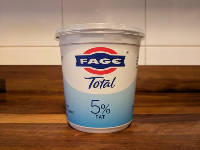 Fage Greek Yogurt.