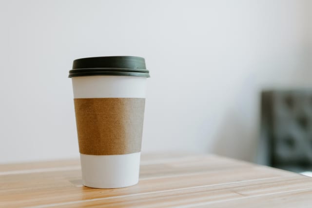 Large Coffee To Go.