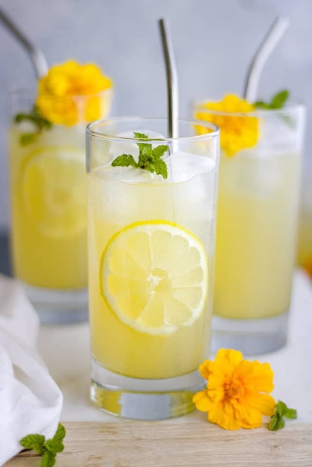 Homemade Lemonade.