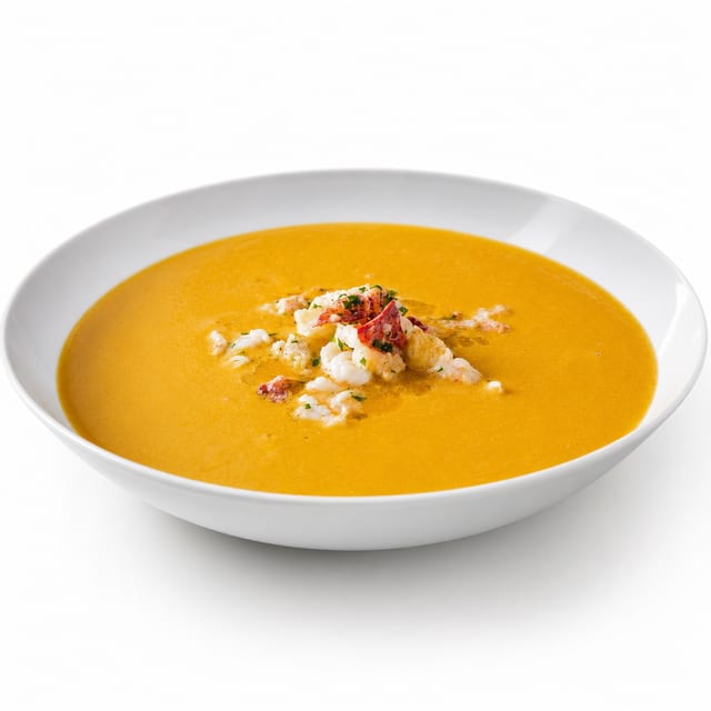 Lobster Bisque Soup.