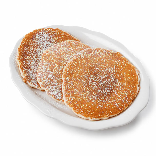 Golden Brown Griddle Cakes.