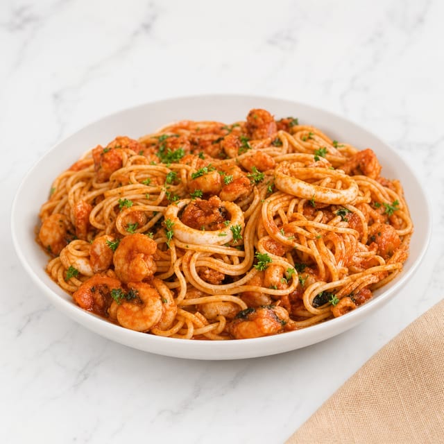 Spaghetti Marinara.
