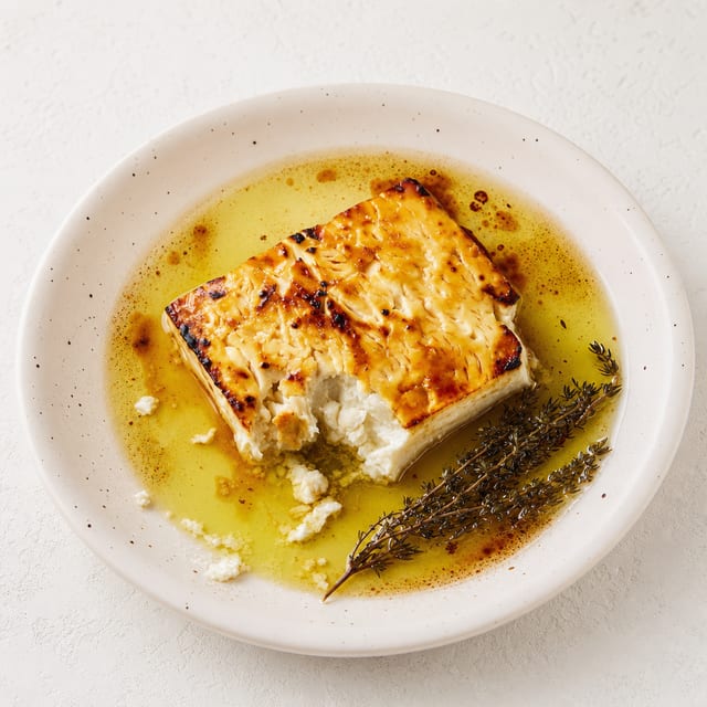 Baked Feta with Honey.