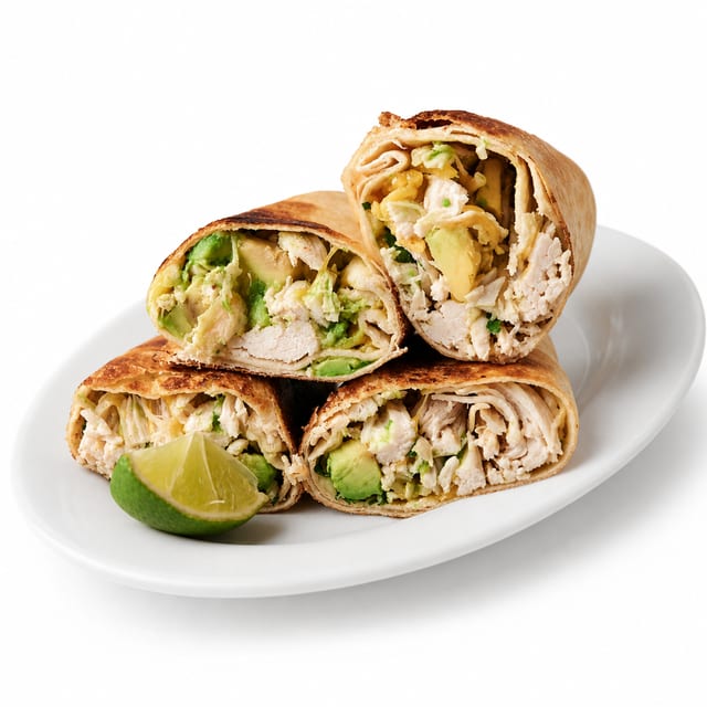 Grilled Chicken Avocado Wrap.
