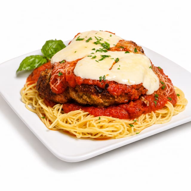 Veal Cutlet Parmigiana.