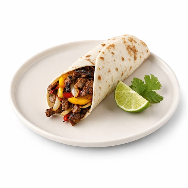 Beef Fajita Wrap.