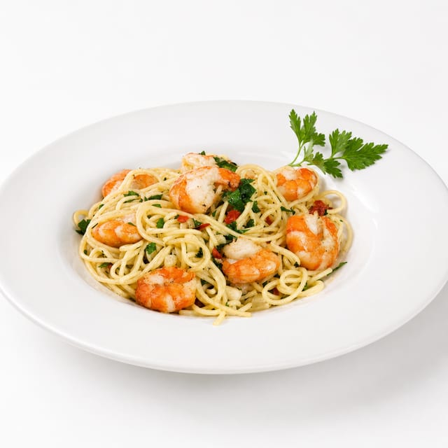 Broiled Shrimp Scampi.