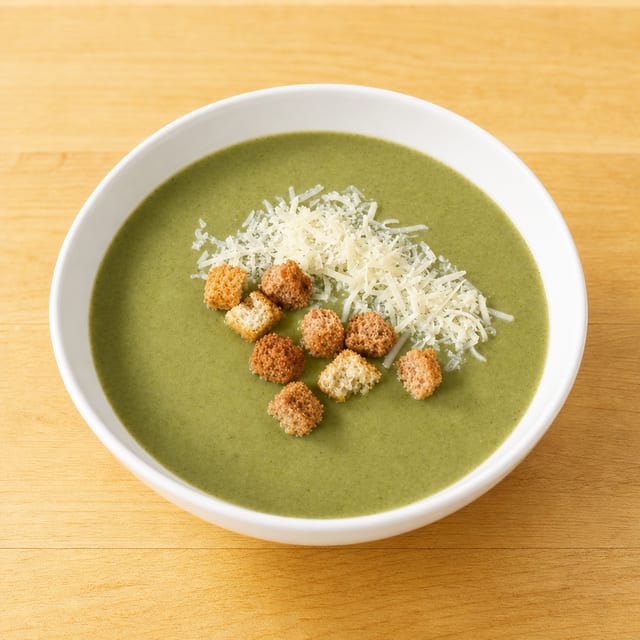 Cream of Spinach Soup.