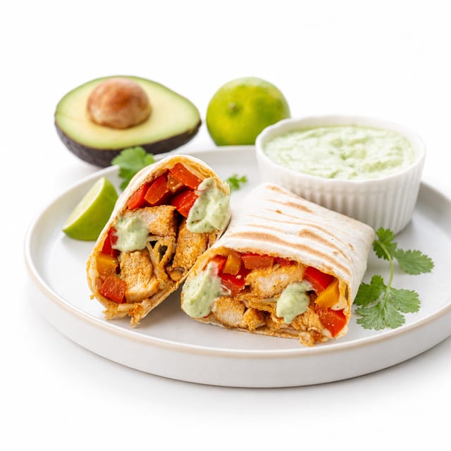 Chicken Fajita Wrap.