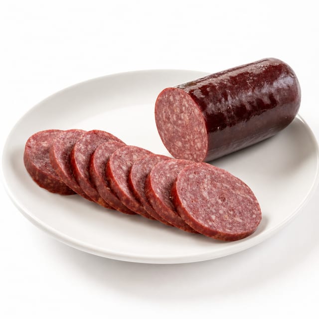 Beef Sausage.