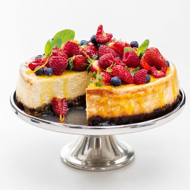 Fruit Cheesecake.