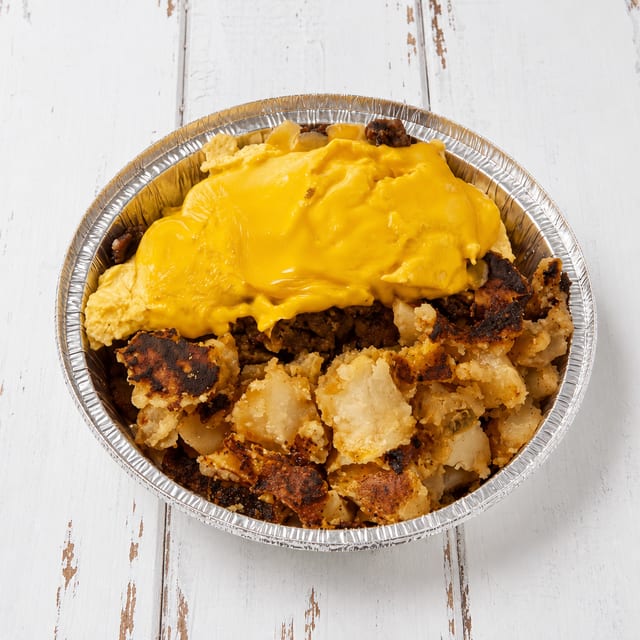 Corned Beef Hash with 2 Eggs.