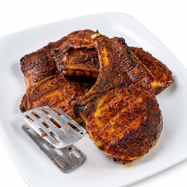 Broiled Pork Chops.