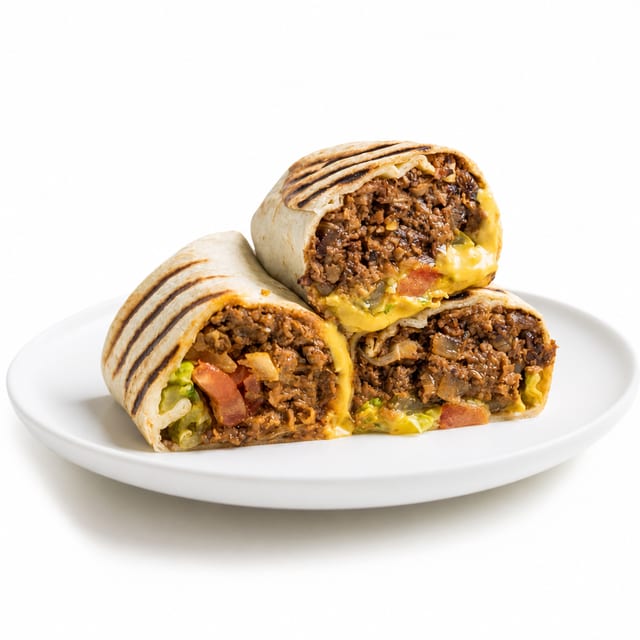 Veggie Burger Wrap.