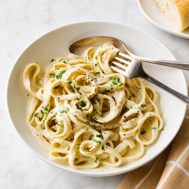 Fettuccine Alfredo.