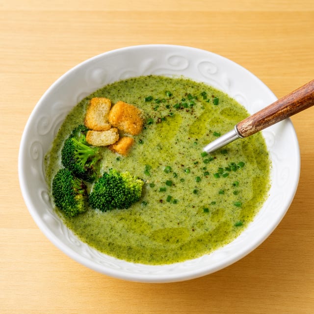 Cream of Broccoli Soup.